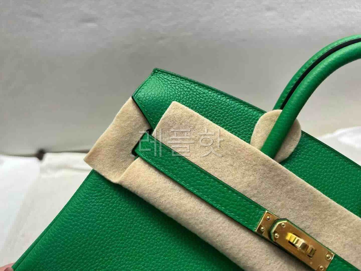 Hermès Birkin 25 Togo Bamboo Green x Gold Hardware