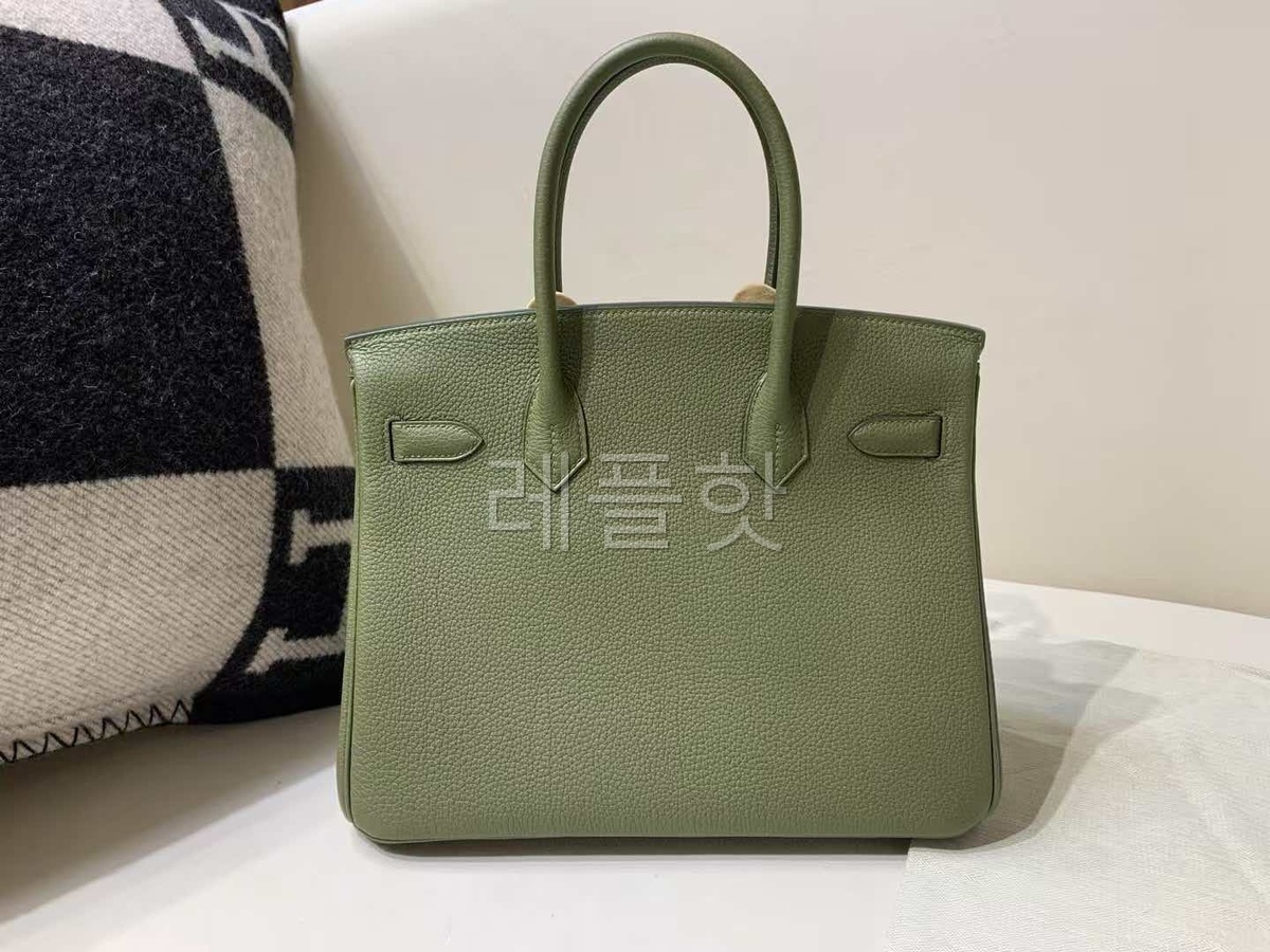 Hermès Birkin 30 Togo 6H Olive Green x Gold Hardware