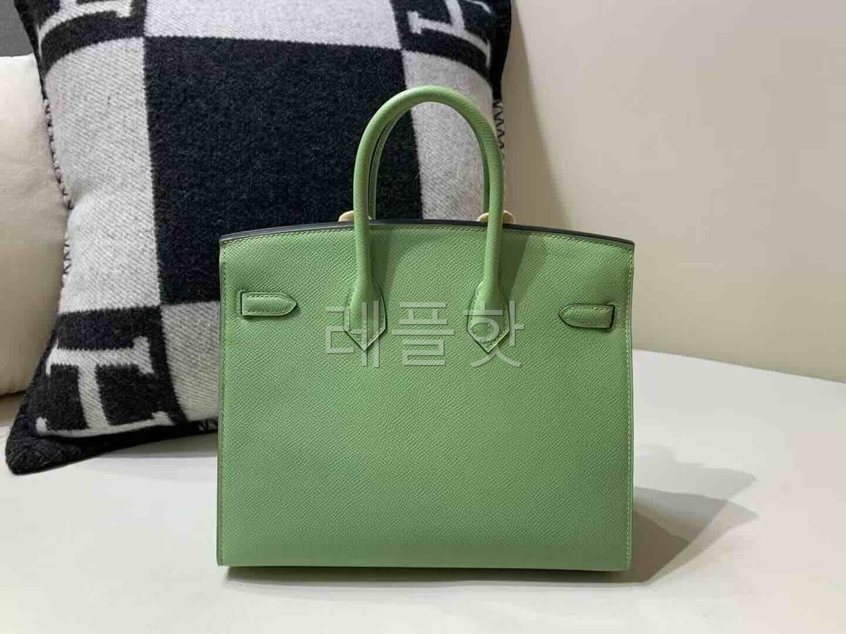 Hermès Birkin 25 Epsom 3I Avocado Green x Gold Hardware