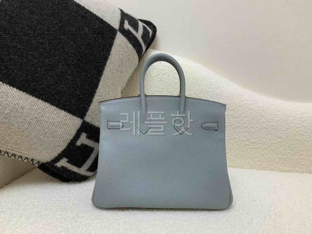 Hermès Birkin 25 Togo Ciel x Palladium Hardware