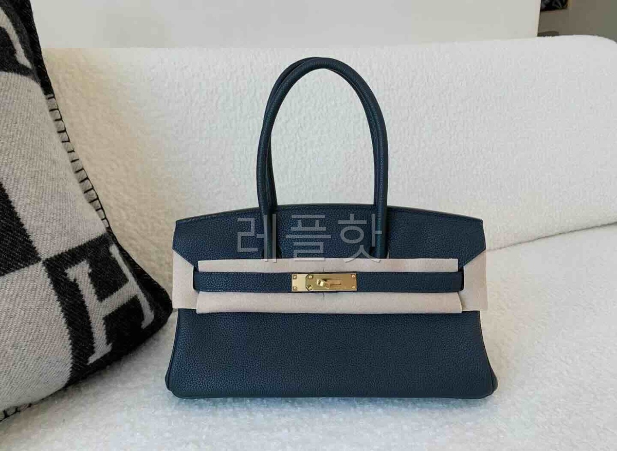 Hermès Birkin Shoulder 29 Togo 3Y Bleu Hydrique x Gold Hardware