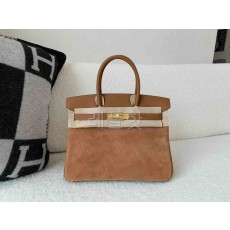 Birkin 30 Suede & Swift Gold x Gold Hardware