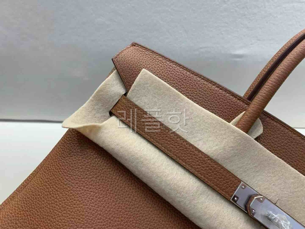 Hermès Birkin 35 Togo Gold (Natural Stitching) x Palladium Hardware