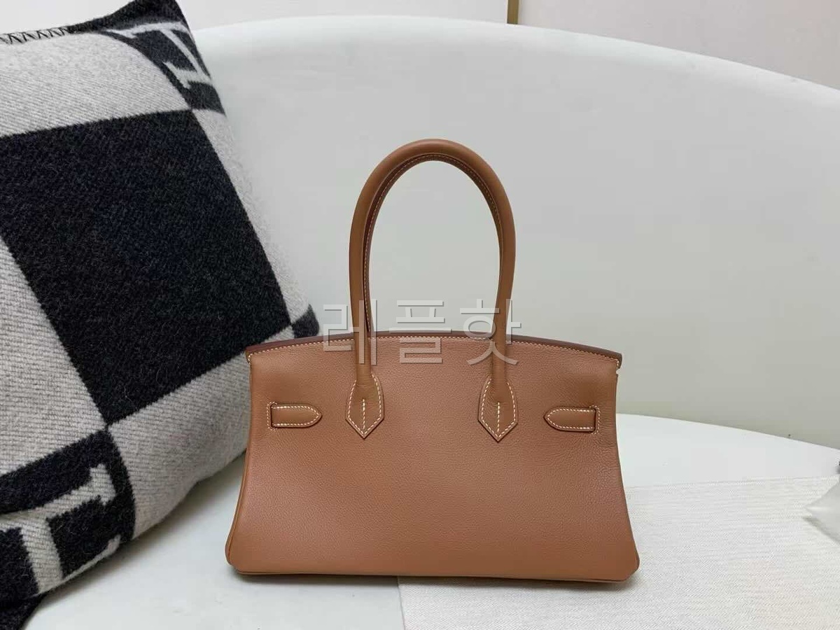 Hermès Soulder Birkin 29 Retourne Gold Evercolor x Gold Hardware