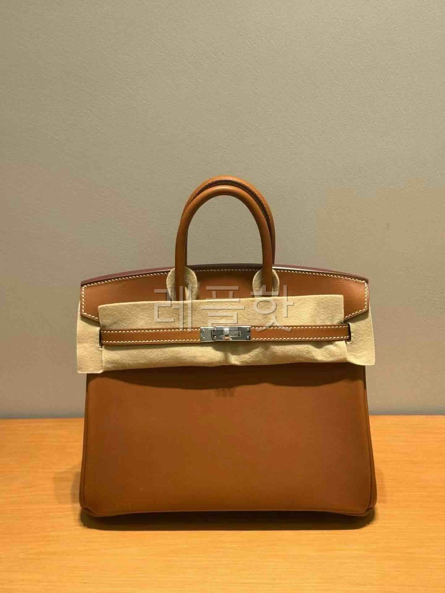 Hermès Birkin 25 Barenia Gold x Palladium Hardware