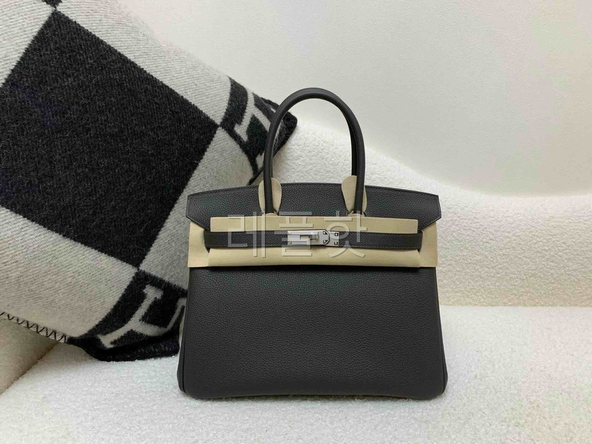 Hermès Birkin30 Togo Ebene x Palladium Hardware