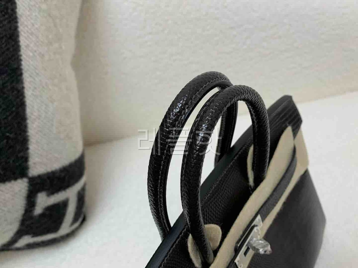 Hermès Birkin25 Lizard Ebene Brown x Palladium Hardware