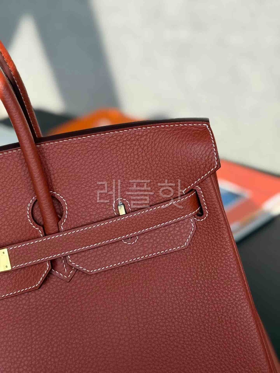 Hermès Birkin 40 Togo Sienne x Gold Hardware
