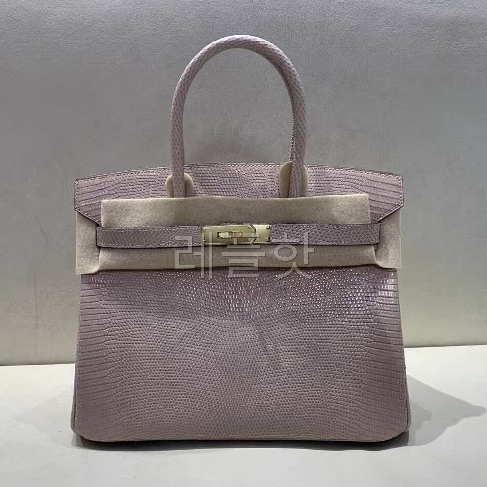 Hermès Birkin 25 Lizard Rose D’Été x Gold Hardware