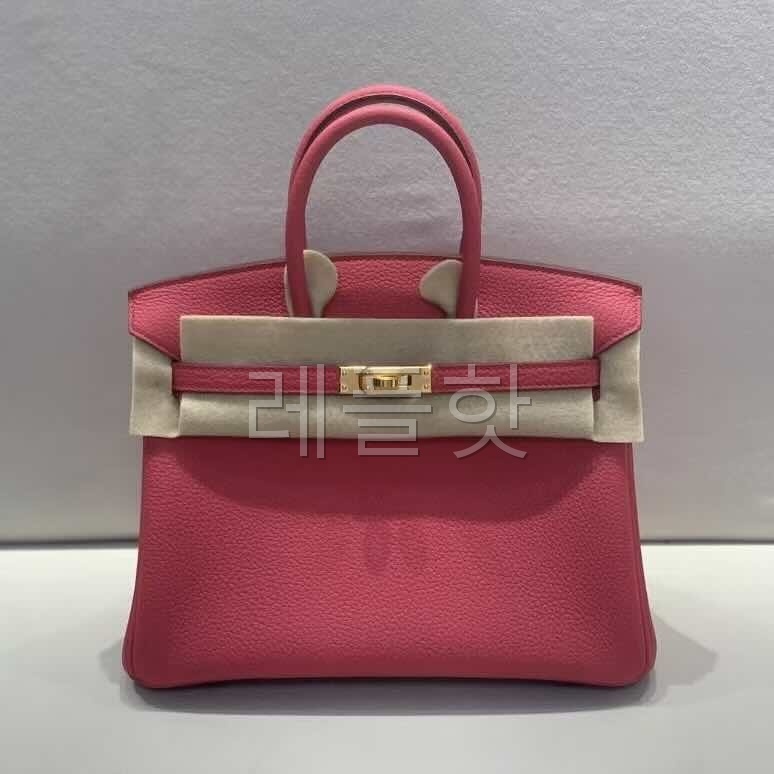 Hermès Birkin 25 Togo Rose Jaipur x Gold Hardware