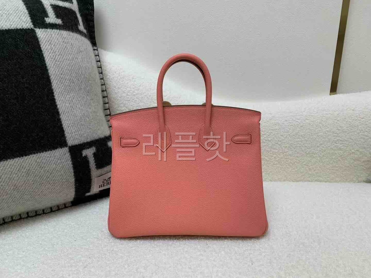 Hermès Birkin 25 Togo Crevette x Palladium Hardware