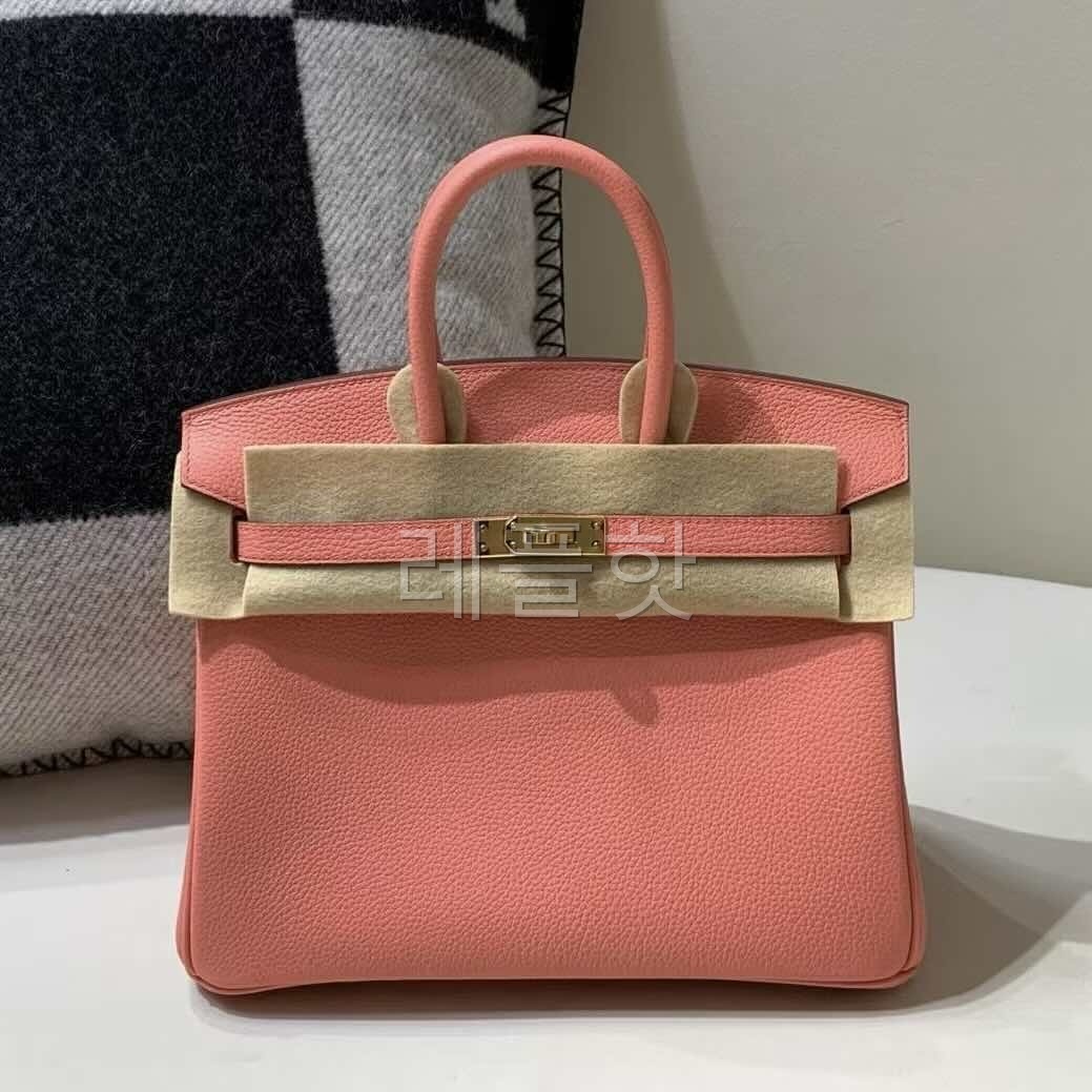 Hermès Birkin 25  Togo Crevette x Gold Hardware
