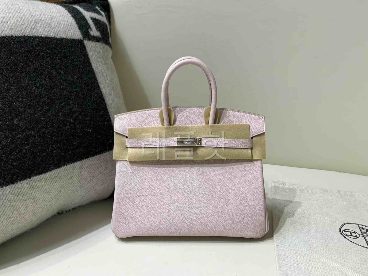 Hermès Birkin 25 Togo Rose Darling x Palladium Hardware