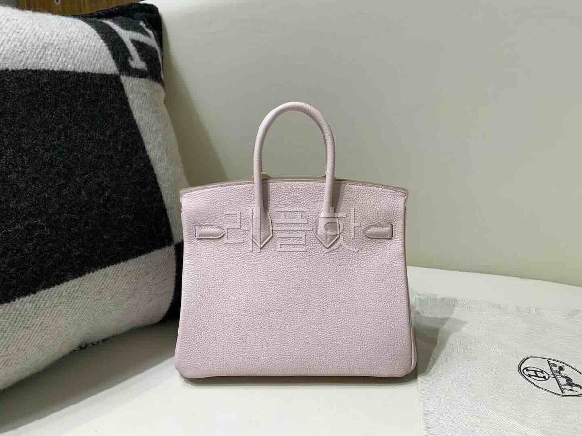 Hermès Birkin 25 Togo Rose Darling x Palladium Hardware