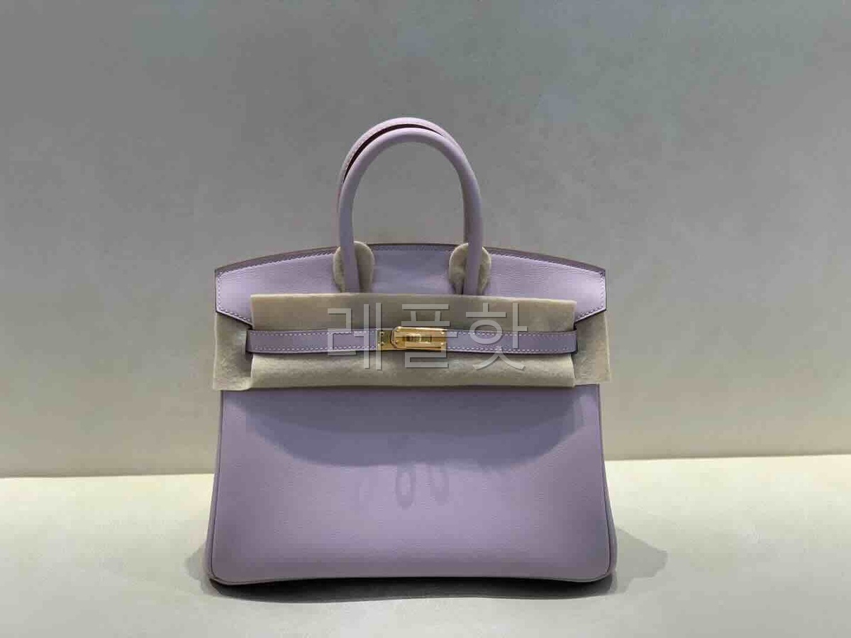 Hermès Birkin 25 Swift Lilac x Gold Hardware