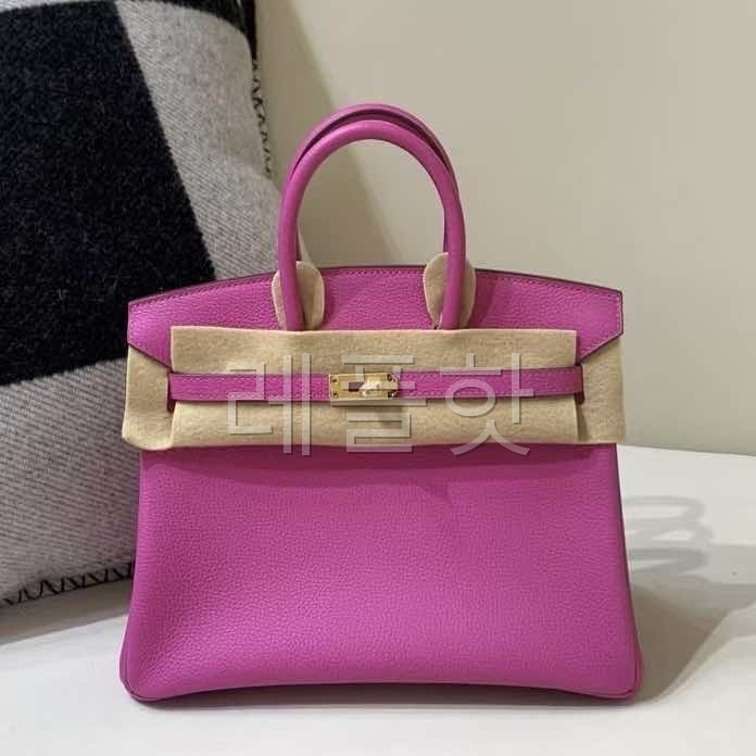 Hermès Birkin 25 Togo Rose Pourpre x Gold Hardware