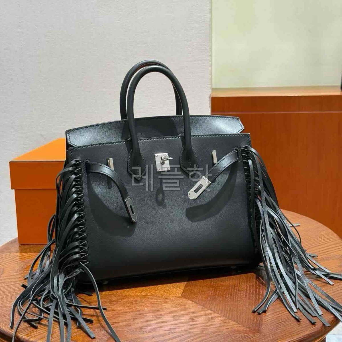 Hermès Birkin30 Sellier Togo Noir Tassel x Palladium Hardware