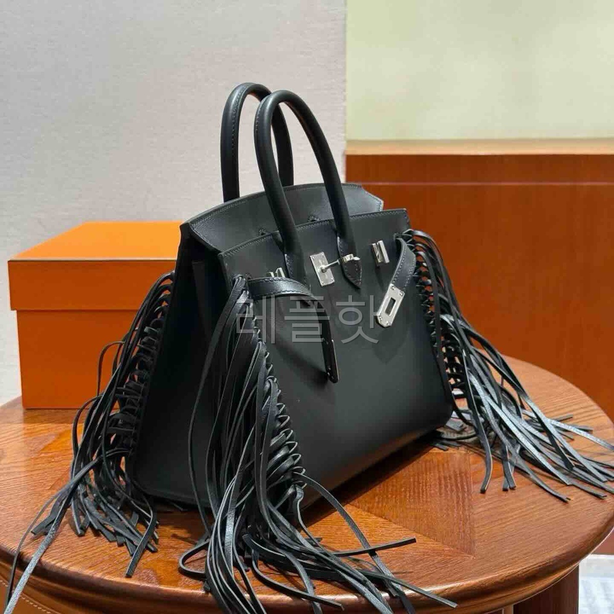 Hermès Birkin30 Sellier Togo Noir Tassel x Palladium Hardware