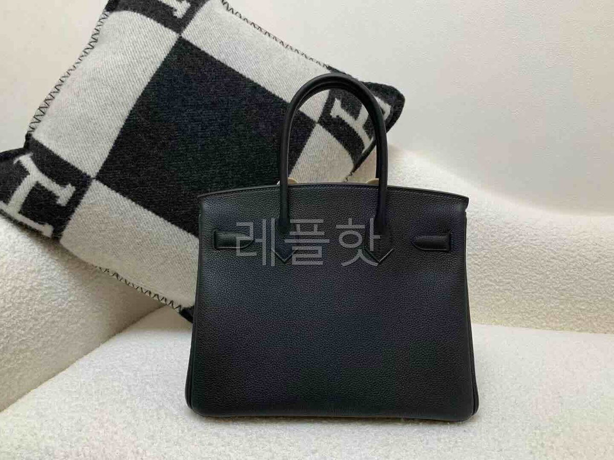 Hermès Birkin 30 Togo Noir x Palladium Hardware