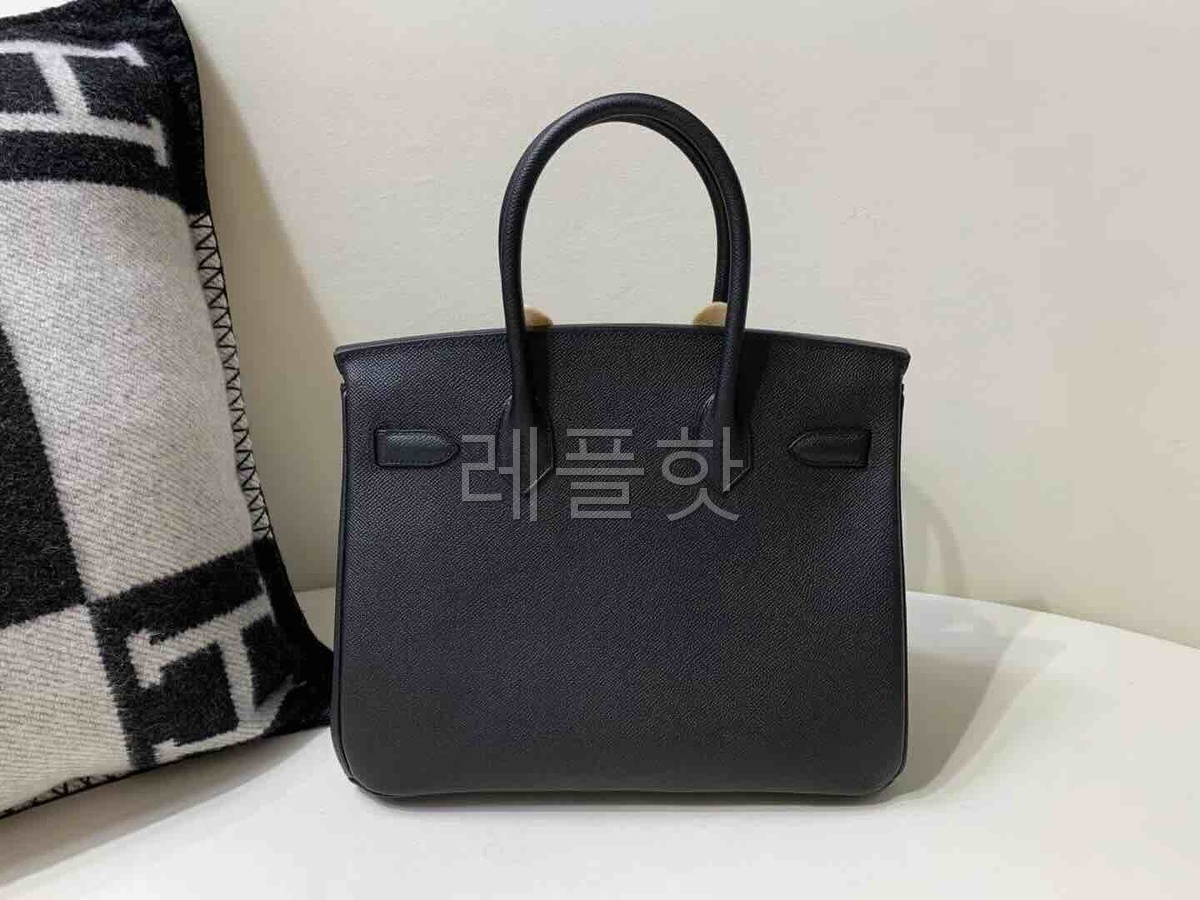 Hermès Birkin30 Epsom Noir x Gold Hardware