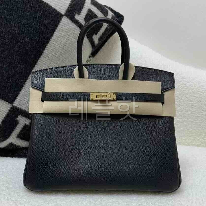 Hermès Birkin 25cm Epsom Noir x Gold Hardware