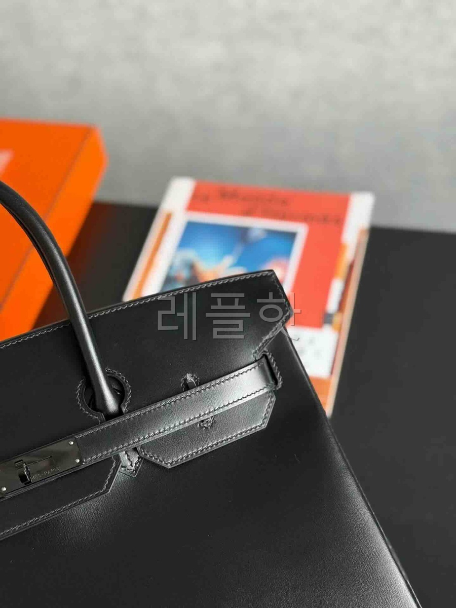 Hermès Birkin 30 Box Noir So Black