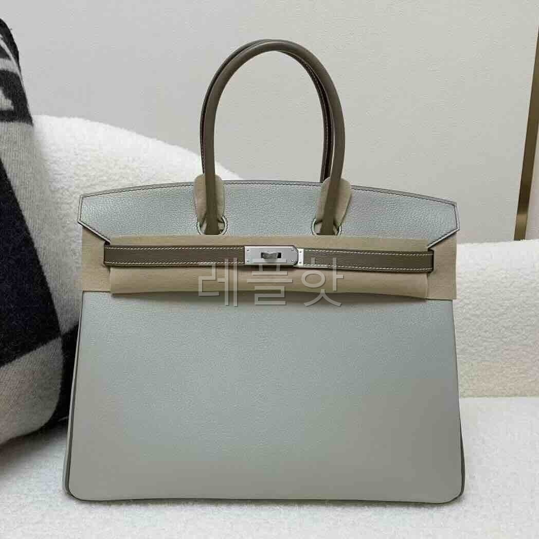 Hermès Birkin 35 Gris Perle Etoupe Chevre Brushed x Palladium Hardware