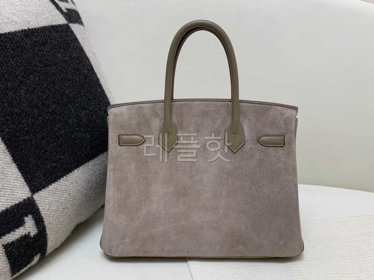 Hermès Birkin 30 Deer with Swift Etoupe x Palladium Hardware