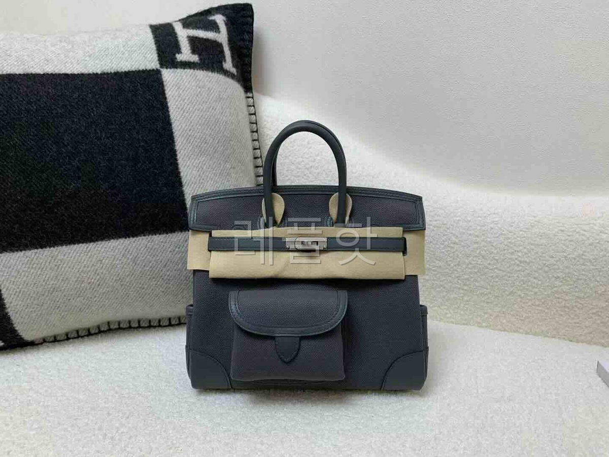 Hermès Birkin25 Cargo Graphaite x Palladium Hardware