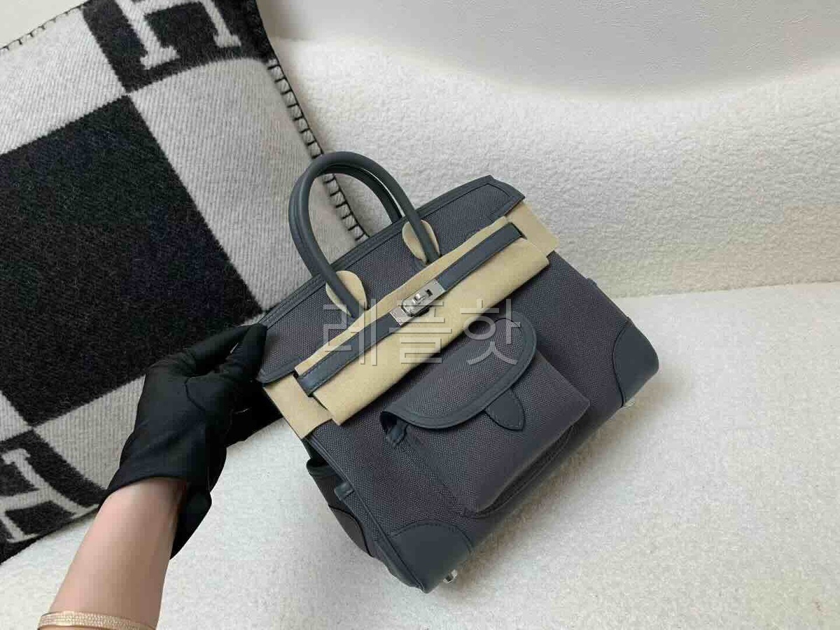 Hermès Birkin25 Cargo Graphaite x Palladium Hardware