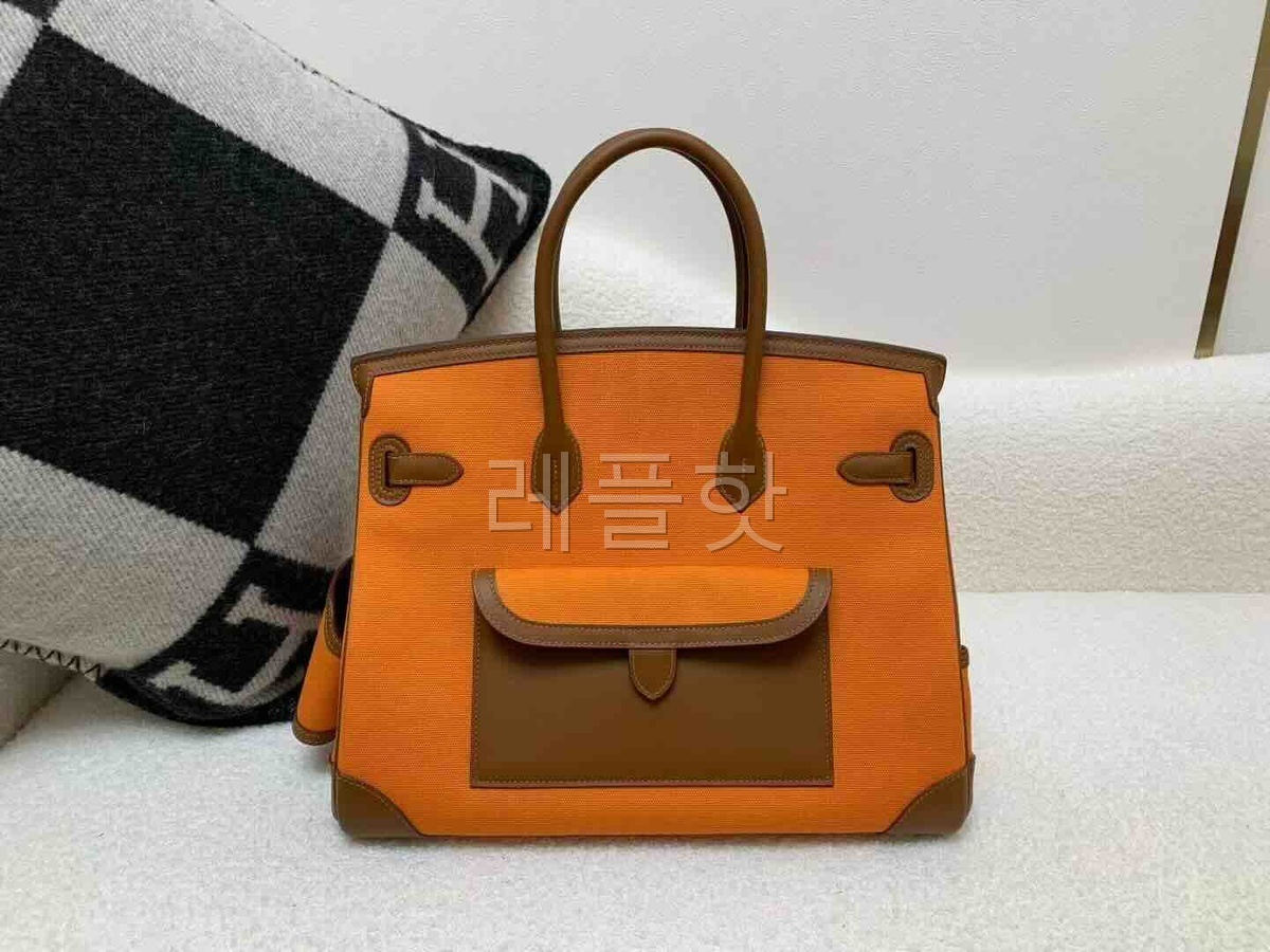 Hermès Birkin35 Cargo Gold & Marron x Palladium Hardware
