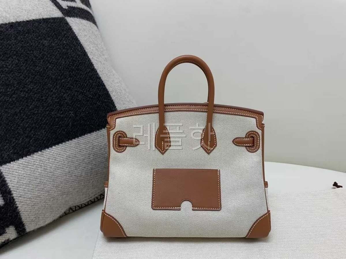 Hermès Birkin 25 Cargo Canvas with Swift Gold Brown – Palladium Hardware