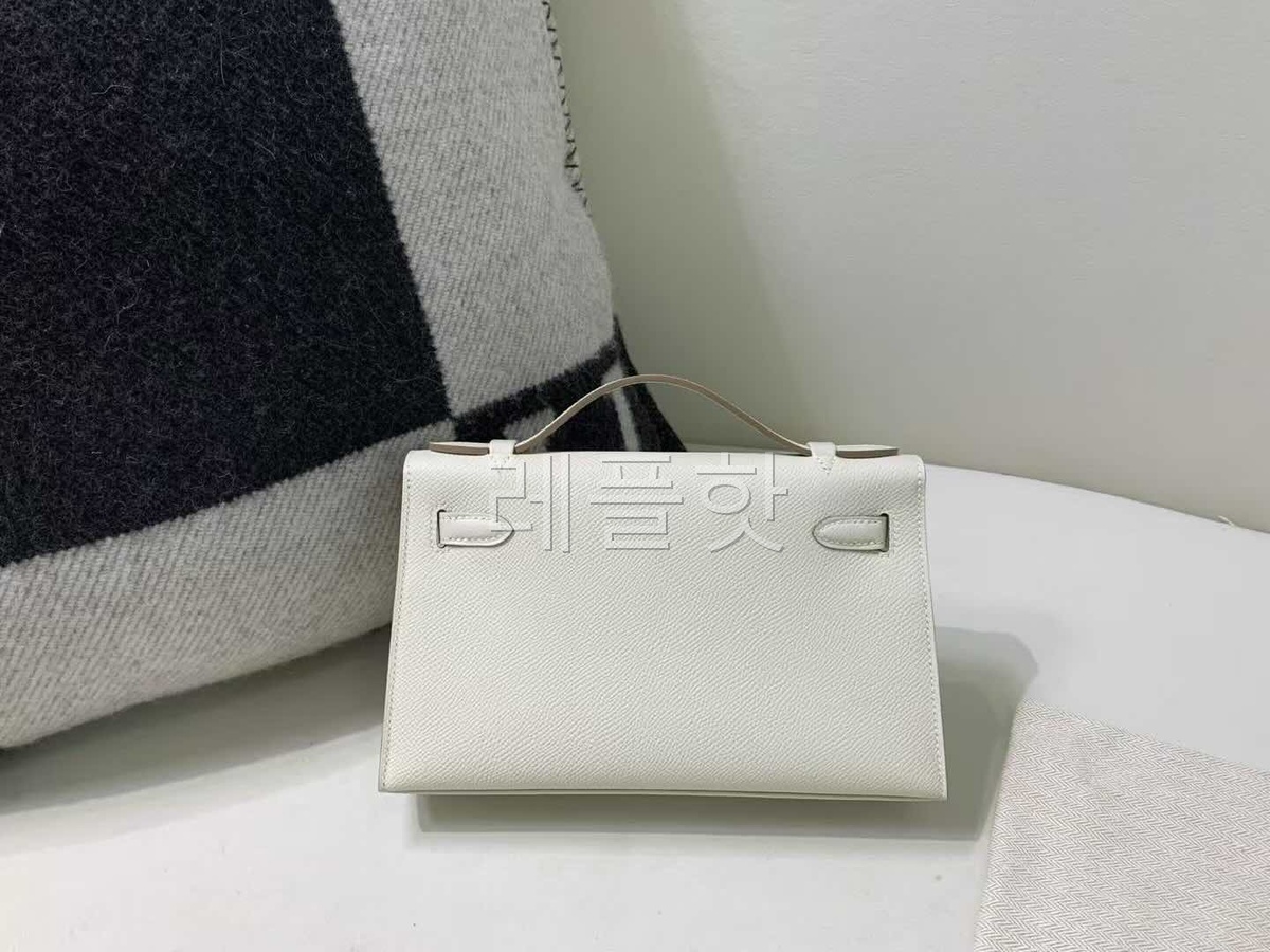 Hermès Mini Kelly I Epsom Craie x Palladium Hardware