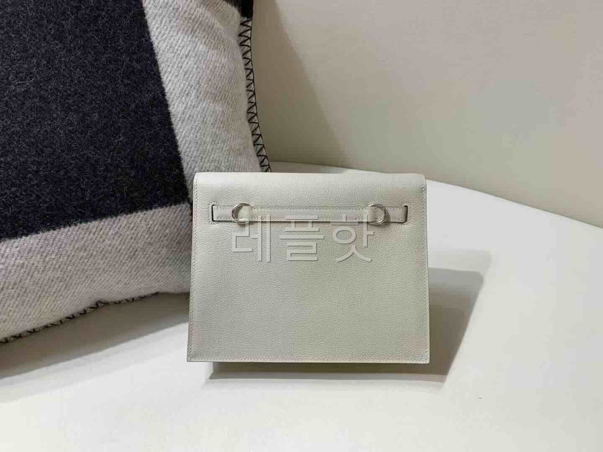 Hermès Kelly Danse 22 Evercolor Beton x Palladium Hardware