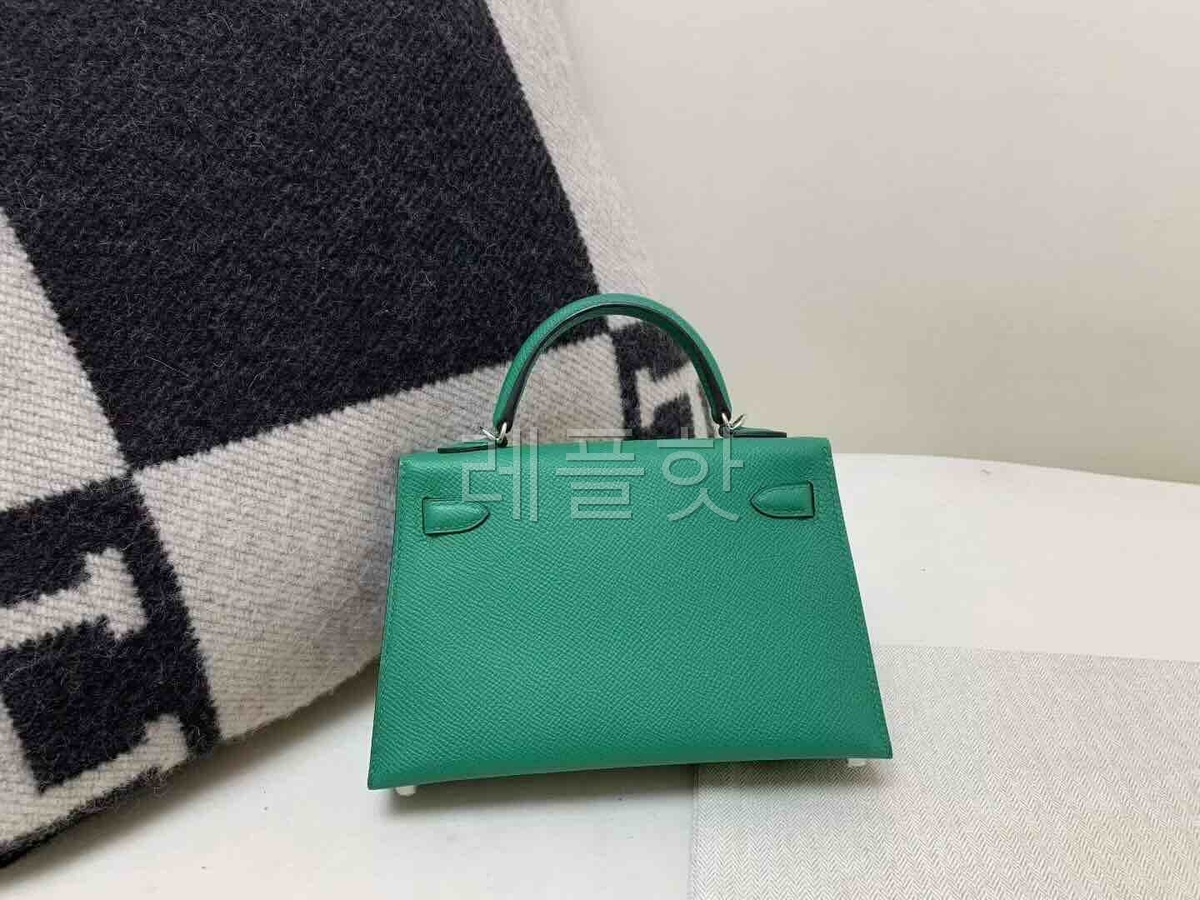 Hermès Mini Kelly II Epsom Cactus Green x Palladium Hardware
