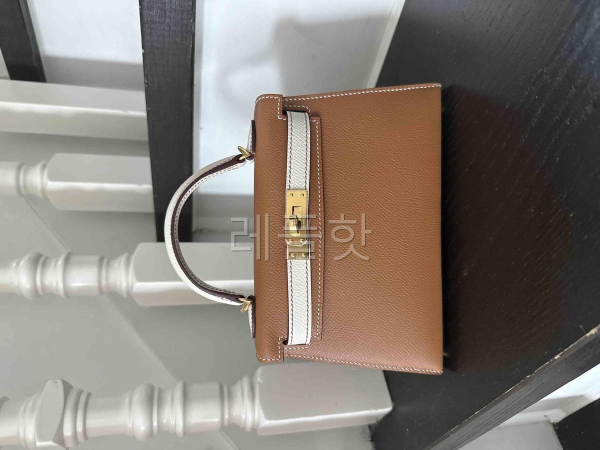 Hermès Mini Kelly Gold x Craie x Gold Hardware