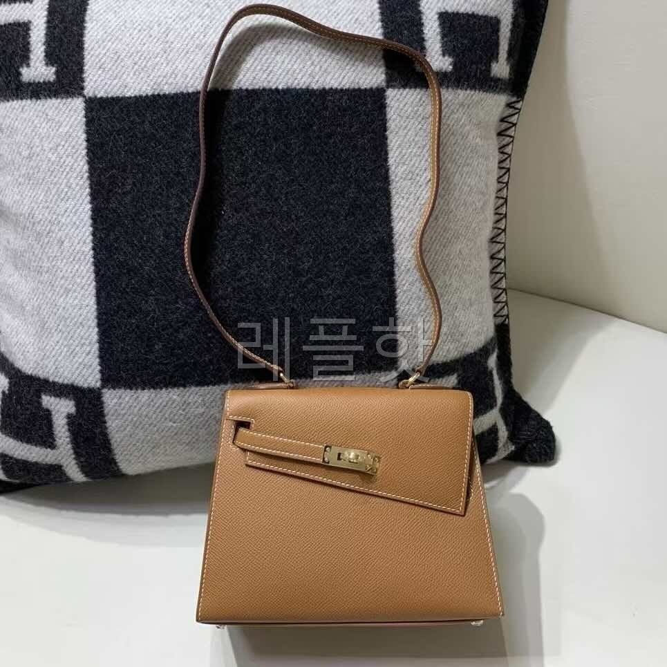 Hermès Kelly Desordre 20 Sellier Epsom Gold x Gold Hardware