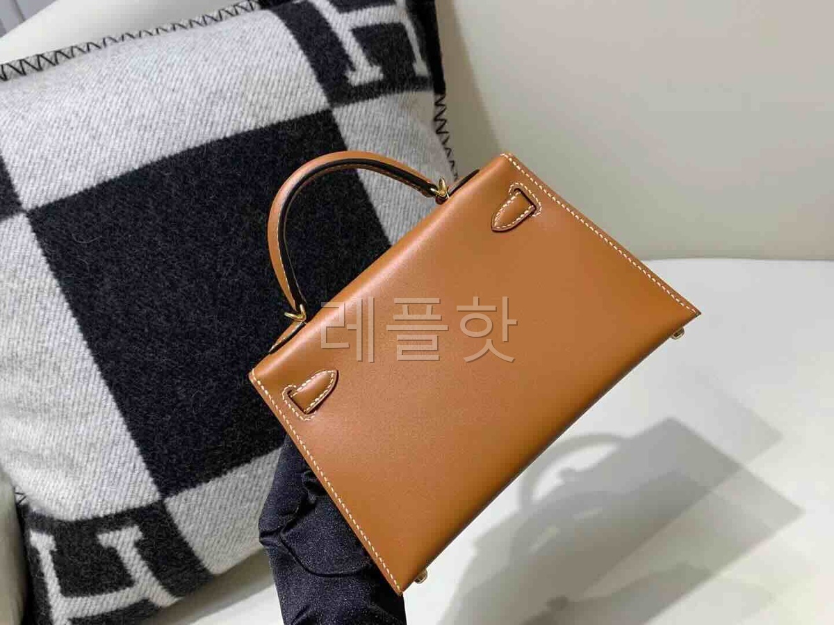 Hermès Mini Kelly II Box Gold x Gold Hardware