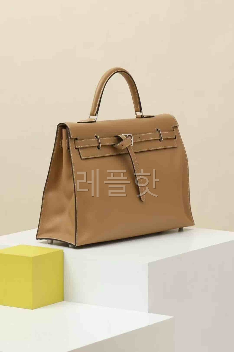 Hermès Kelly35 Swift Chai x Palladium Hardware