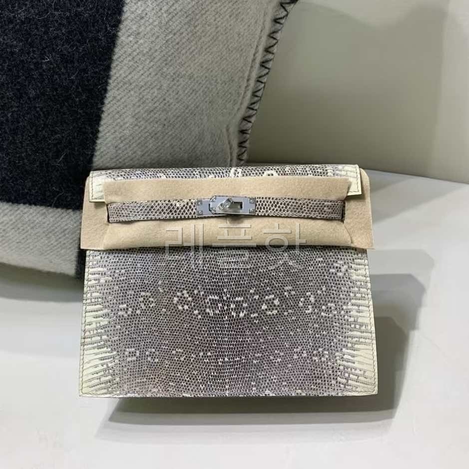 Hermès Kelly Danse Lizard Ombre x Palladium Hardware