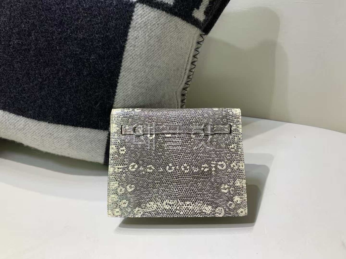 Hermès Kelly Danse Lizard Ombre x Palladium Hardware