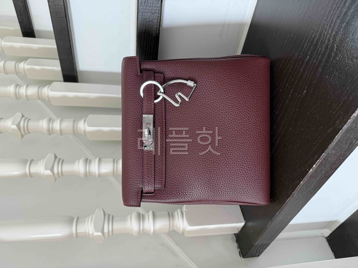 Hermès Kelly Ado Togo Rouge H x Palladium Hardware