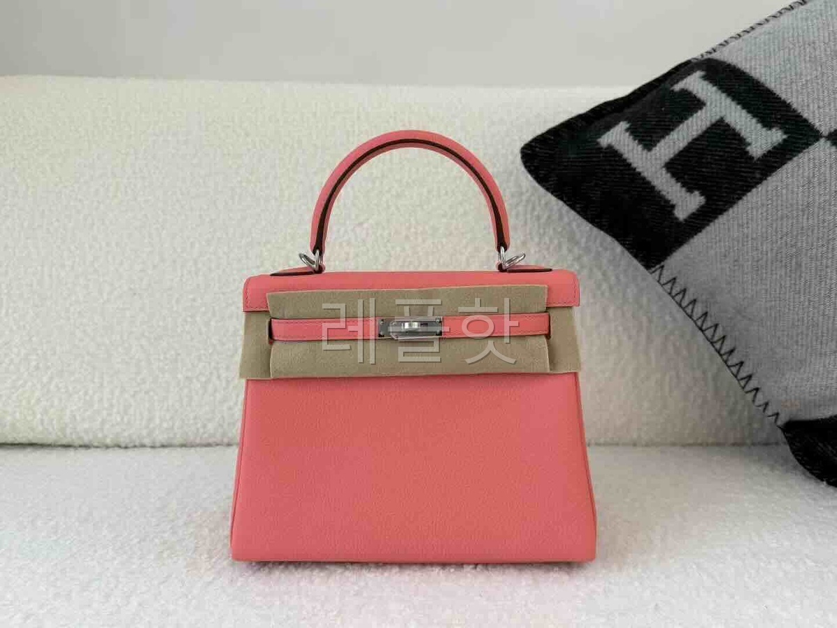 Hermès Kelly 25 Togo Summer Pink x Palladium Hardware