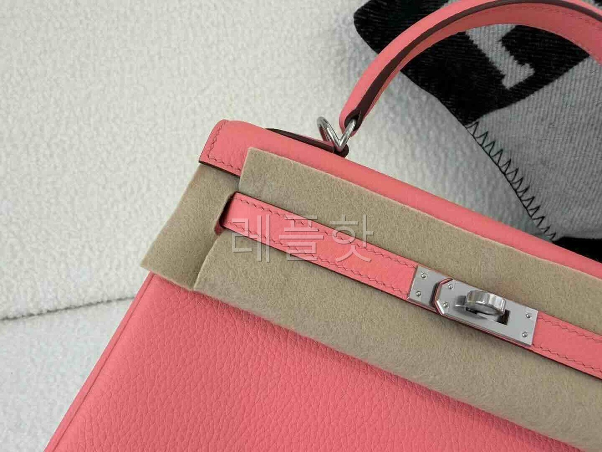 Hermès Kelly 25 Togo Summer Pink x Palladium Hardware