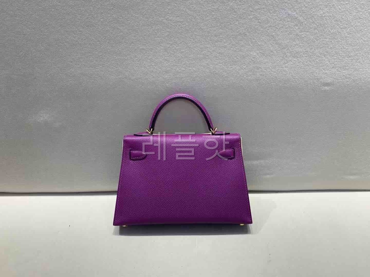 Hermès Mini Kelly II Epsom Anemone x Gold Hardware