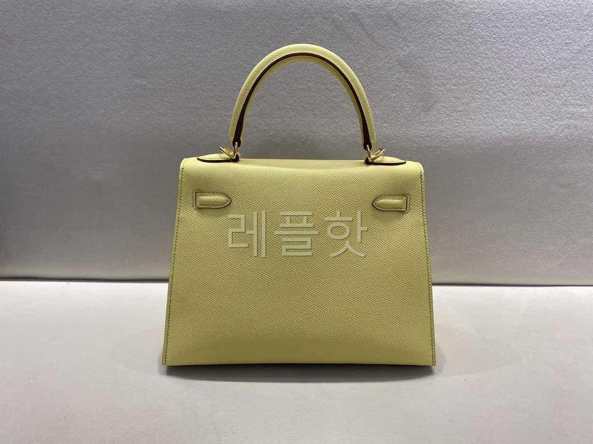 Hermès Kelly25 Epsom Soufre x Gold Hardware