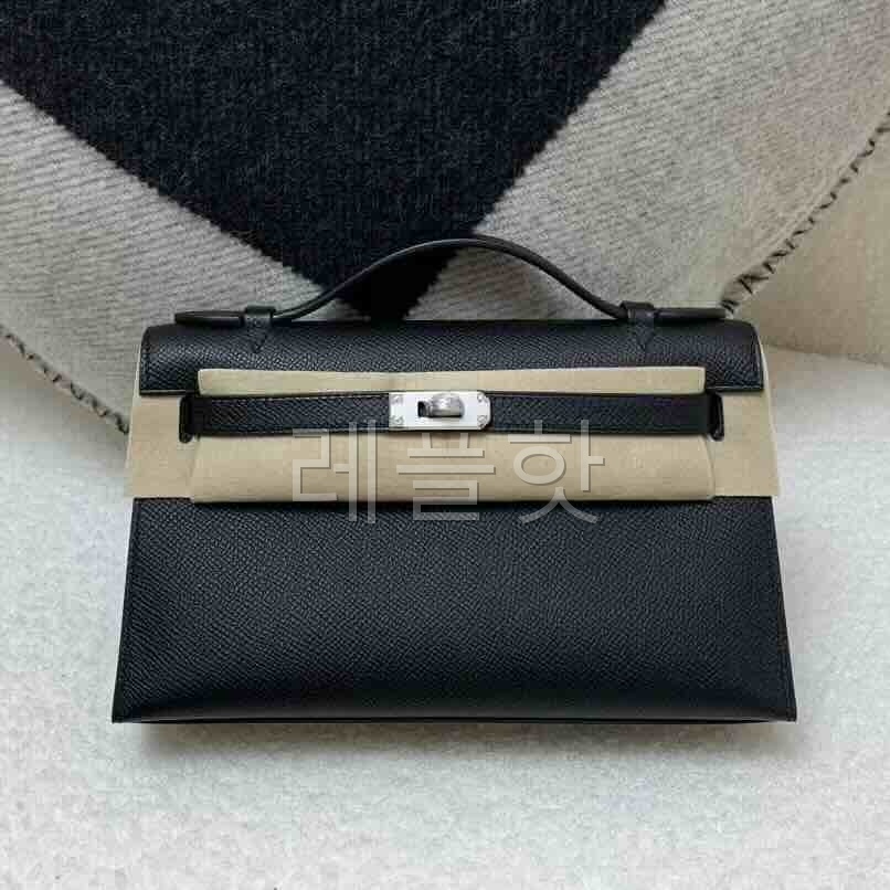 Hermès Mini Kelly I Epsom Noir x Palladium Hardware