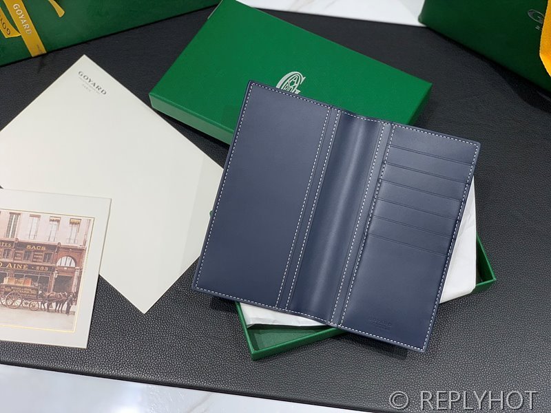 고야드 생랑베르 지갑 네이비