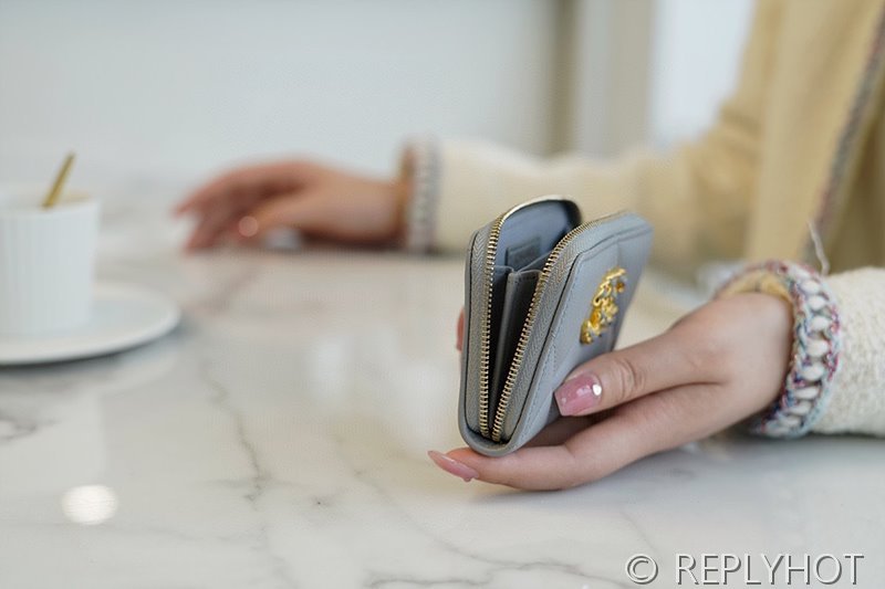 샤넬 19 동전 지갑 램스킨 골드메탈 그레이 [매장가 110만원대]