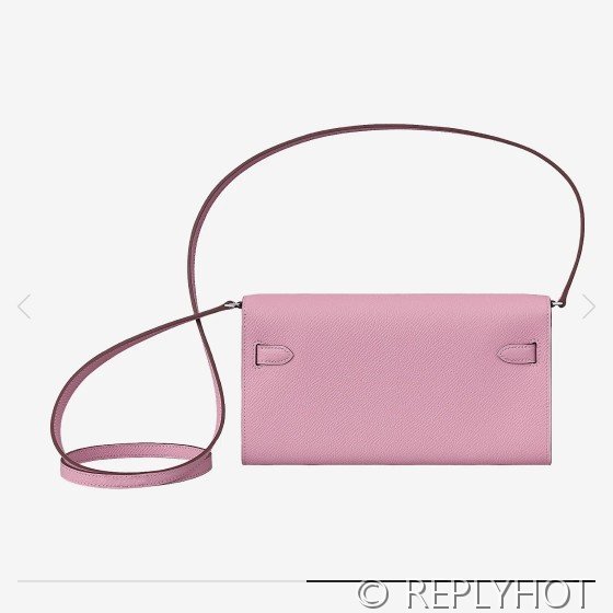 [하이엔드급] 에르메스 켈리 투고 크로스백 KELLY TOGO WOC / X9 Mauve Palladium 엡솜 은장 [매장가 1090만원대]